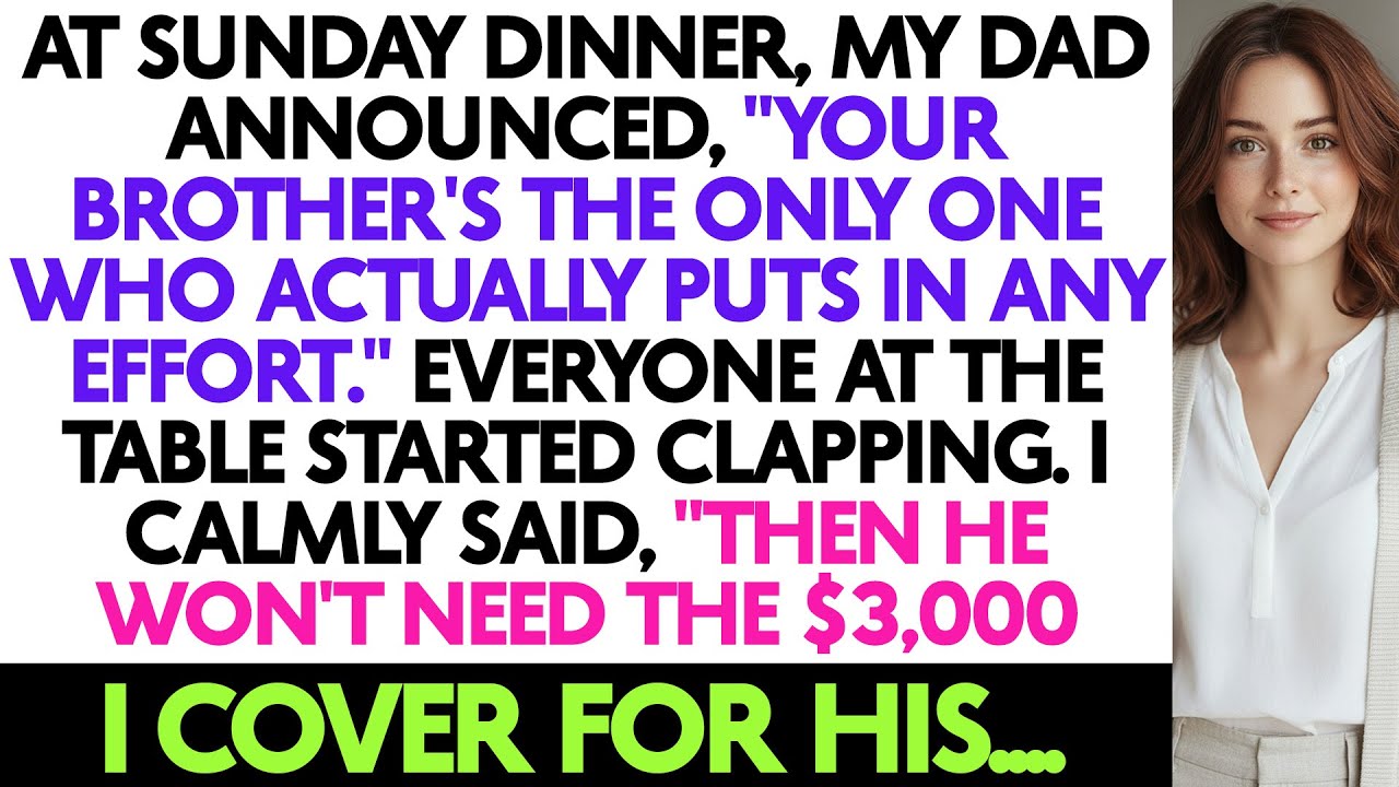 At Sunday Dinner, My Dad Announced, 