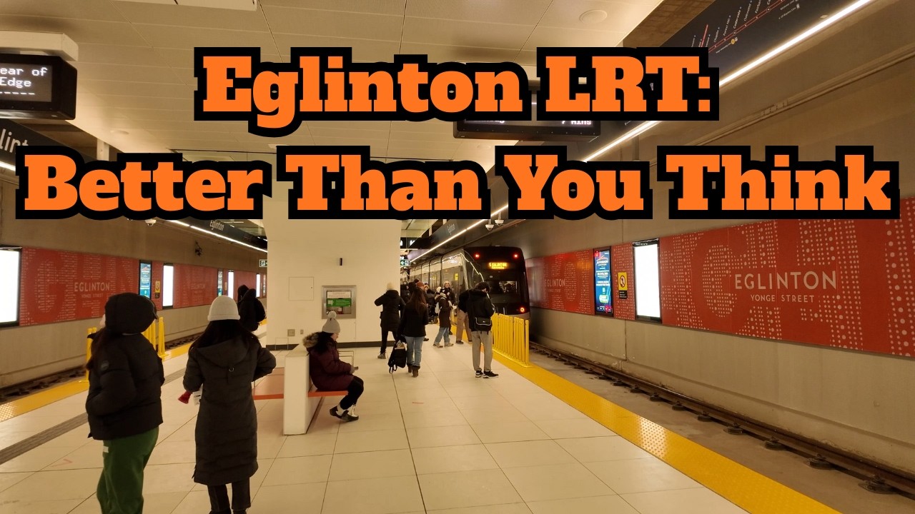 I Took the Eglinton LRT and It Was... Good