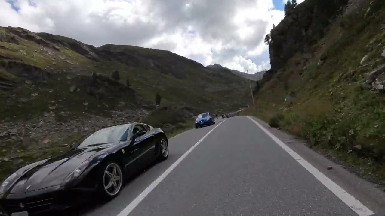 Flüelapass - Motorrad Davos bis Passhöhe