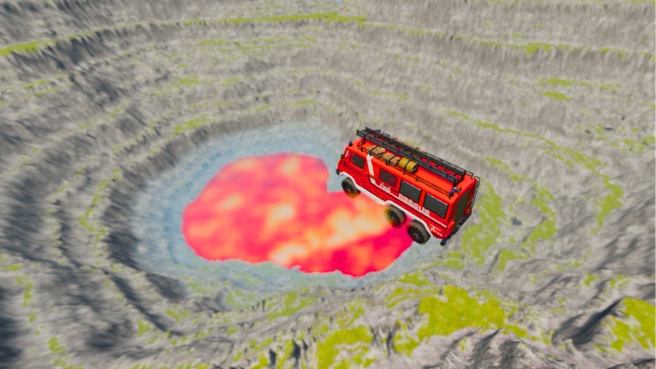 Realistic Leap Of Death Car Crash Jump #13 | BeamNG.Drive
