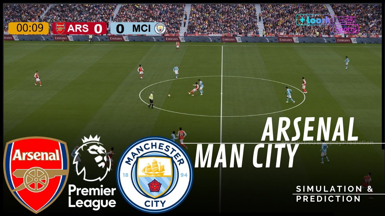 ARSENAL vs. MANCHESTER CITY PREMIER LEAGUE 2025-26 Full Match Simulation/Prediction