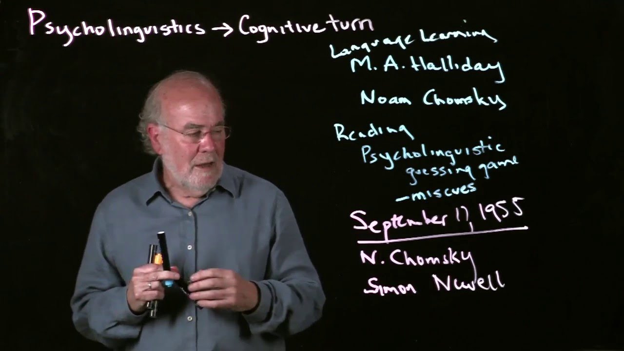 Rob Tierney Lecture 1.2: Psycholinguistics