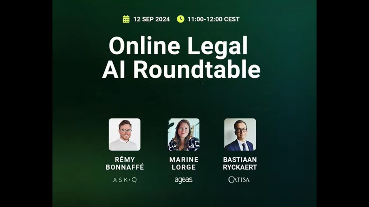 Legal AI Roundtable - Summary