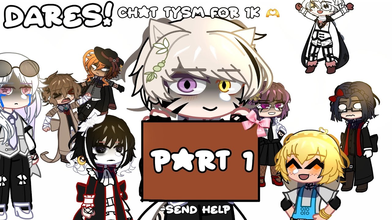 Bsd and kny does your dares PART 1 //bsd// //kny// //part 1/??//