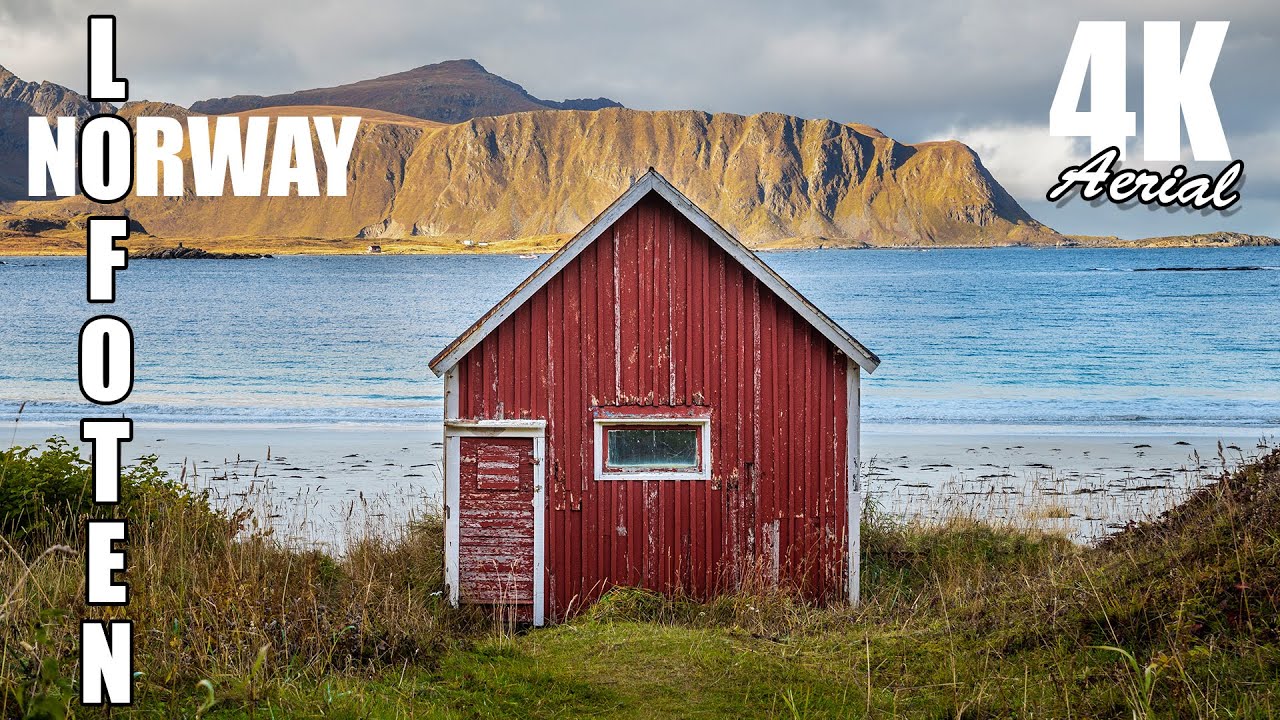 The beauty of Lofoten Island, Norway 🇳🇴 Aerial - Drone [4K] 