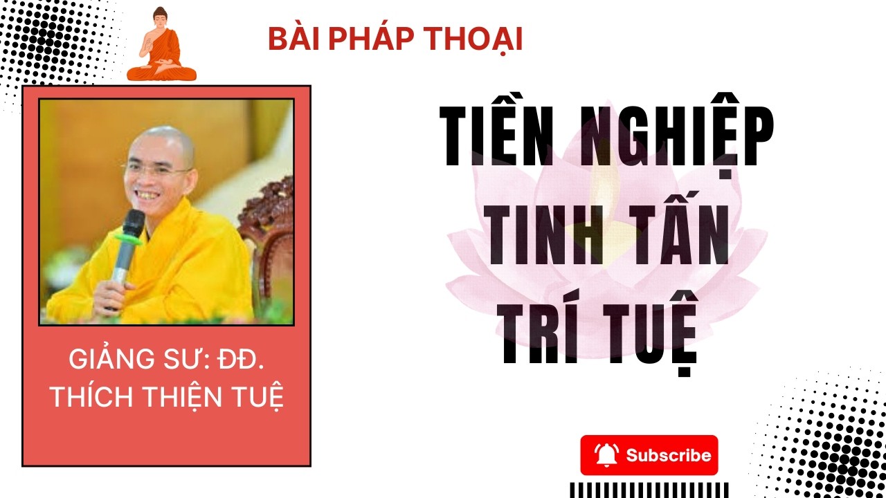 TIỀN NGHIỆP – TINH TẤN – TRÍ TUỆ | ĐĐ. THÍCH THIỆN TUỆ GIẢNG