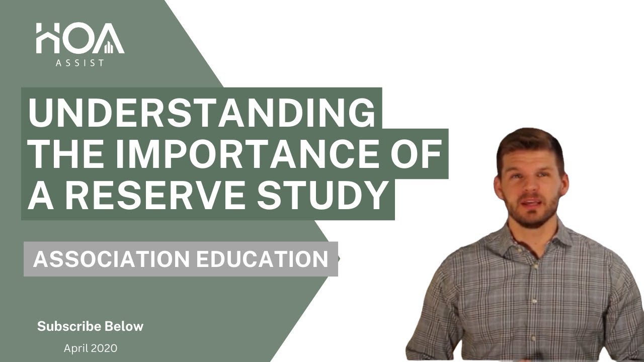 Understanding the Importance of a Reserve Study!!!