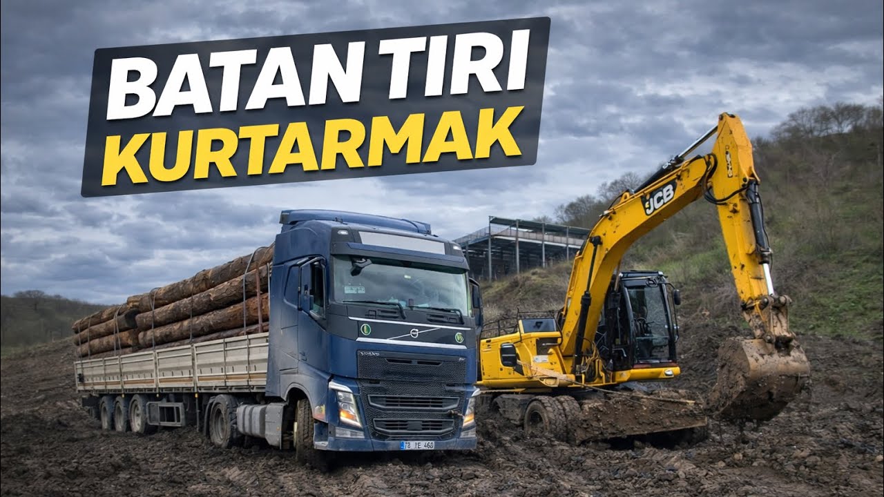 Batan Tırı Kurtarmak / Sahadan Gerçek Görüntüler