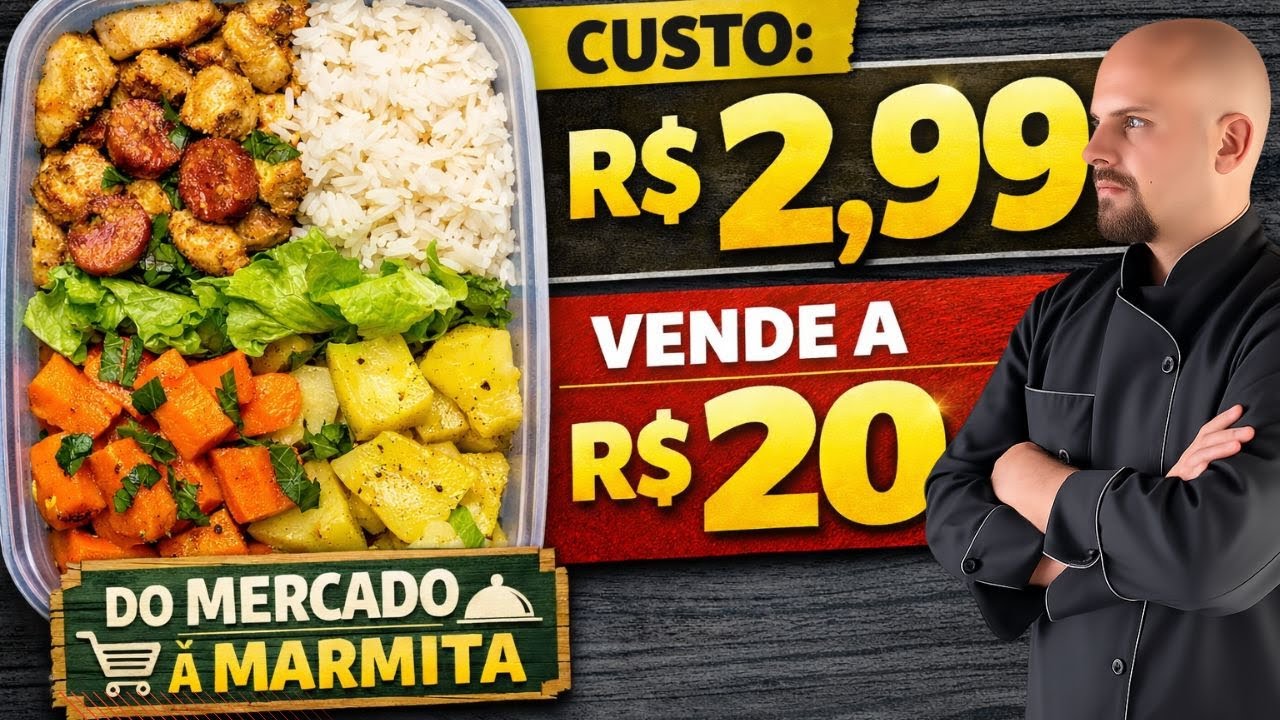 Como Montar um Cardápio de Marmita com Custo de R$2,99 Usando Ofertas Reais (Ep. 07)