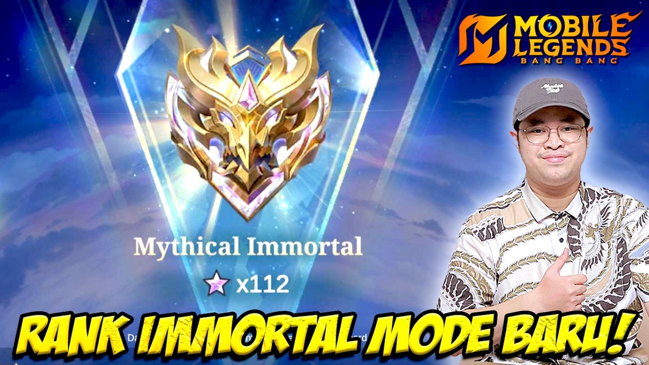 🔴 LIVE PUSH RANK IMMORTAL + RANK MODE BARU TURTLE EMAS❗MABAR VIP❗LIVE STREAM MOBILE LEGEND
