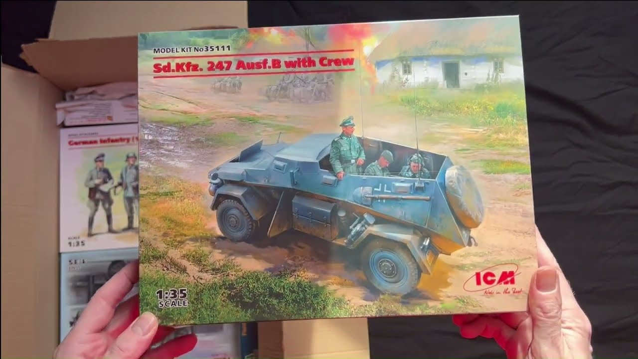 LARGE £161 MODEL HAUL UNBOXING; ITALERI, ICM, MASTERBOX & IBG 1/35, 10 MODEL KITS.