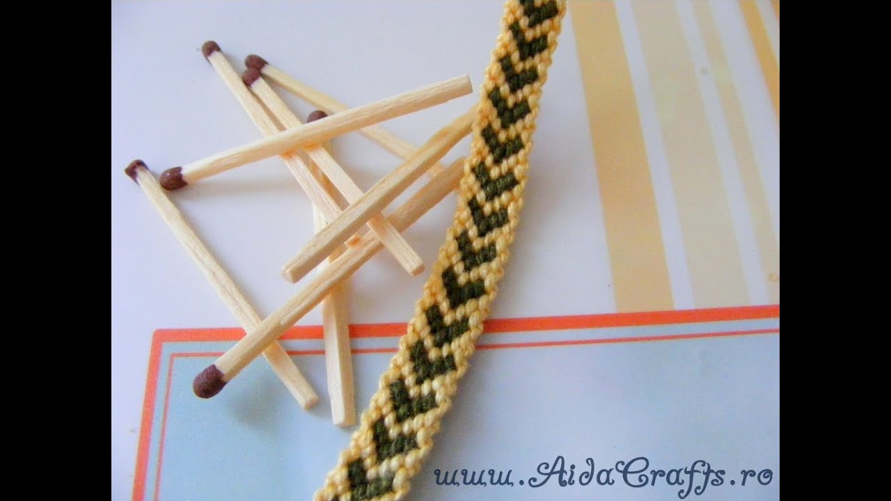 DIY ✿ Friendship Bracelet ✿ Bratara Prieteniei ✿ V ✿AidaCrafts
