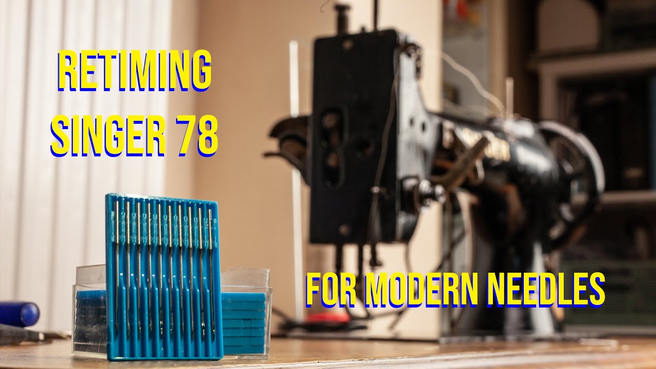 Retiming a Singer 78-1 industrial sewing machine