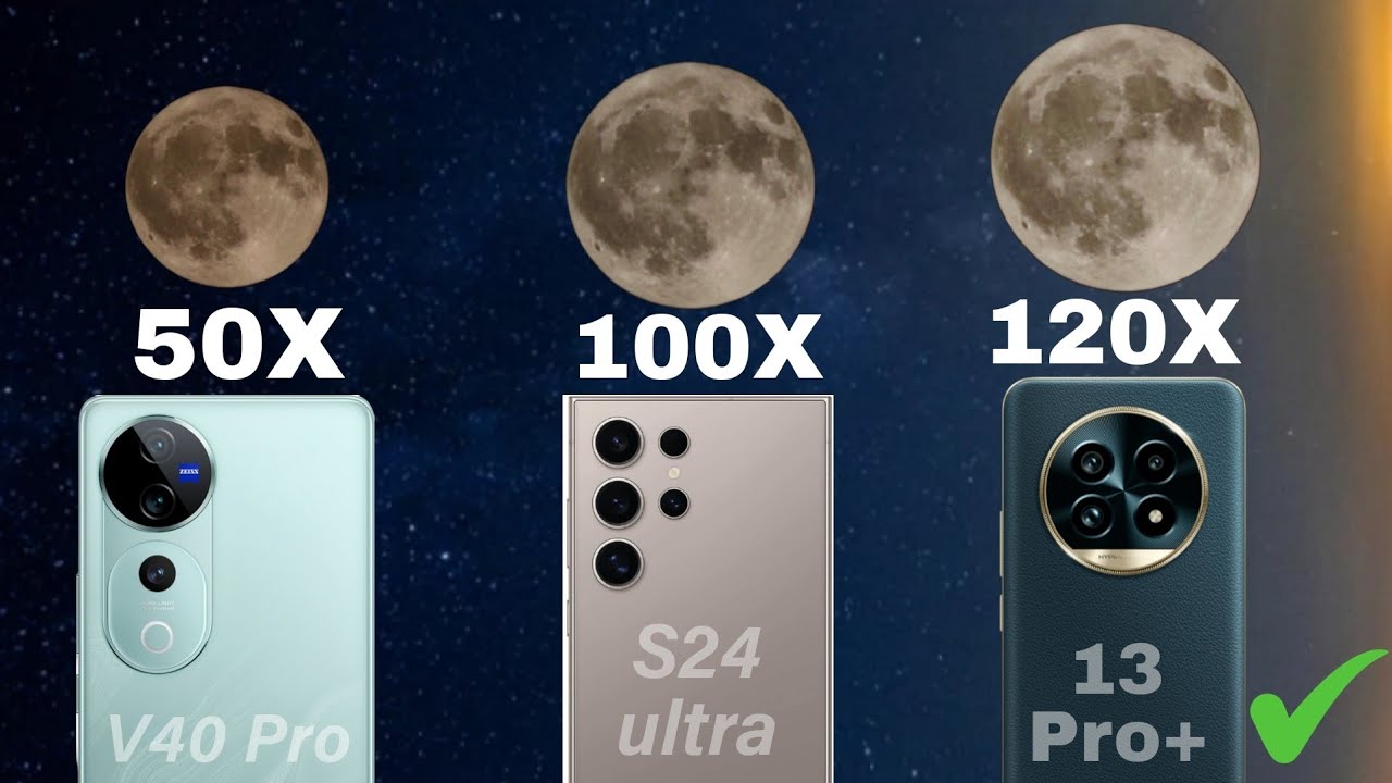 Тестирование S24 ultra, Vivo V40 Pro и Realme 13 Pro plus Zoom | Дневной и лунный зум