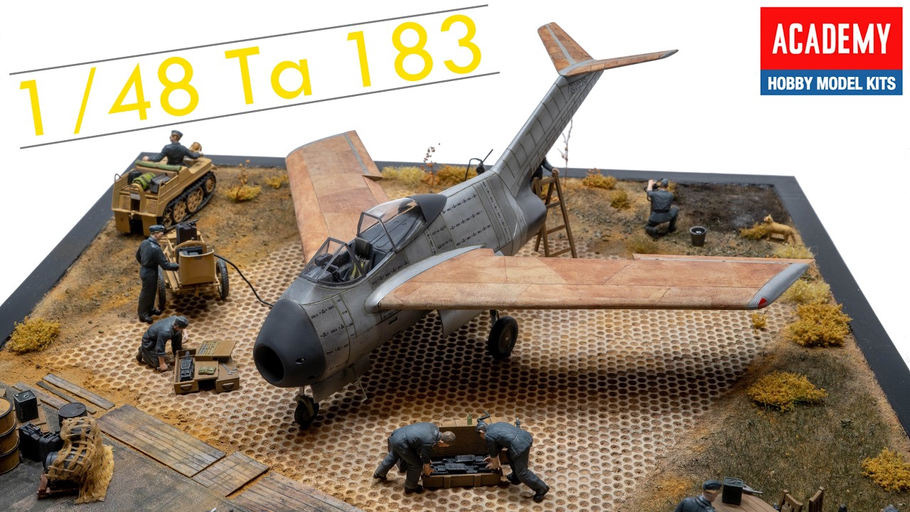 Academy Focke-Wulf Ta 183 Huckebein 1/48 [Full Build]