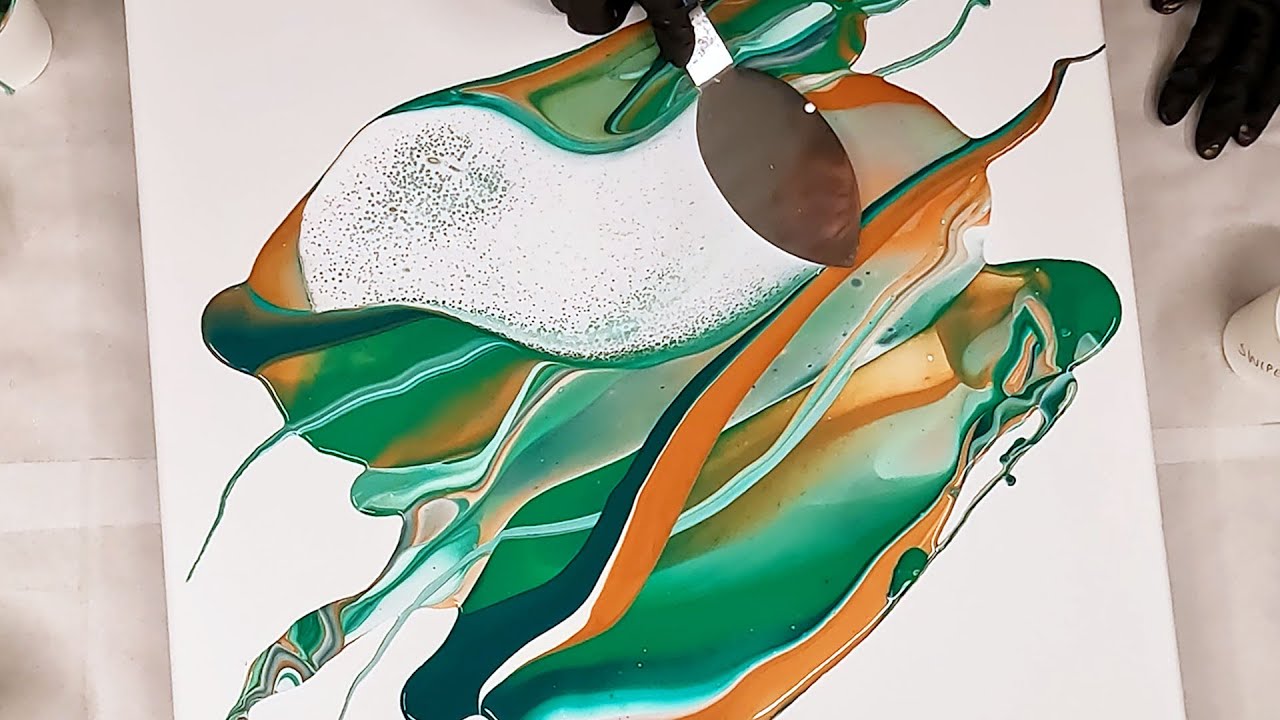 Emerald Green with Everything - Flip Cup, Ribbon Pour, Swipe & Fork Wreck!