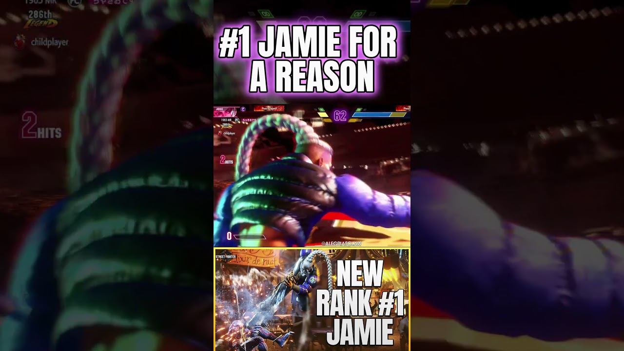 #1 JAMIE FOR A REASON! &bull; SF6 SHORTS  #streetfighter #sf6 #sf6jamie #alegriasclaw