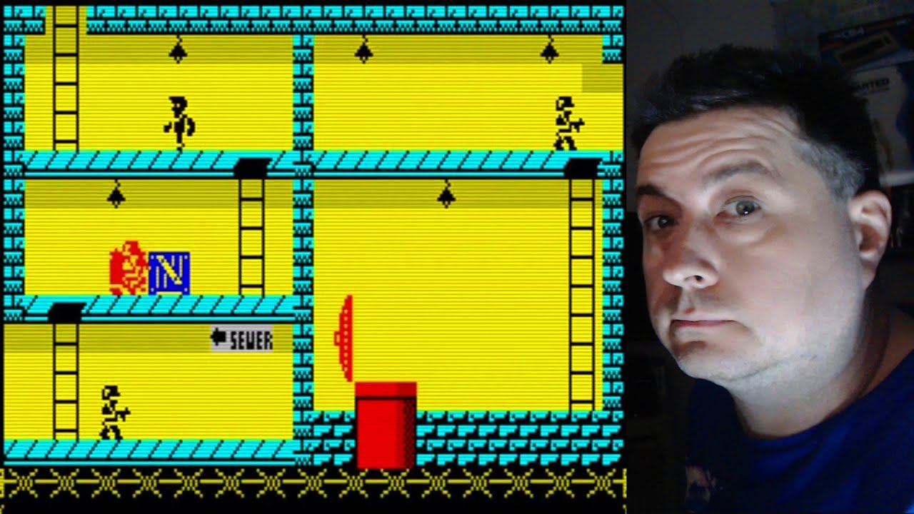 Let's Play Last Escape - Gameplay of *NEW* ZX Spectrum game - DVDfeverGames