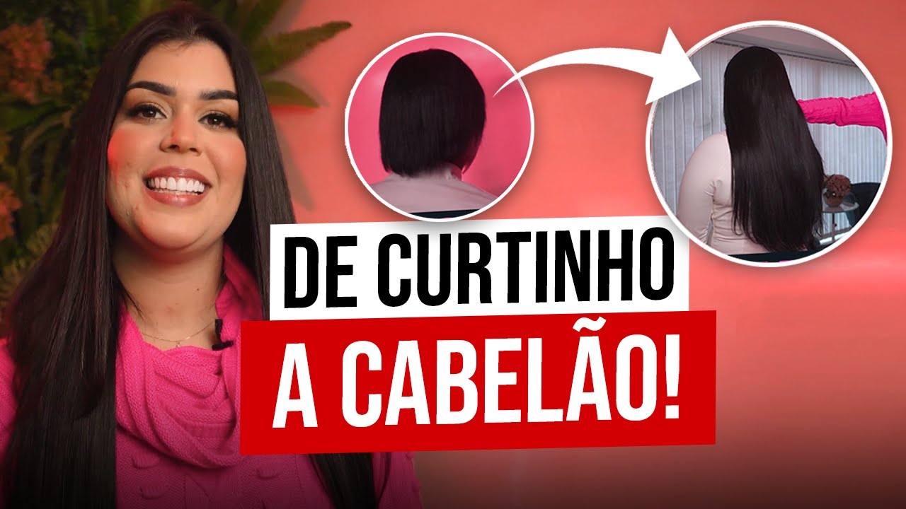 Mega Hair em cabelo CURTO e SEM MARCAÇÃO passo a passo!