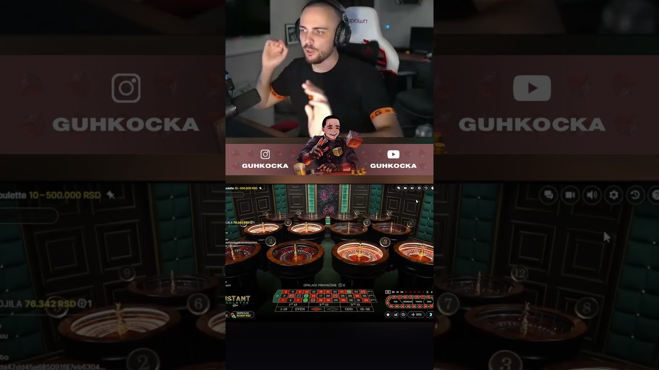 GUH 1.5 MILION WIN NA RULETU