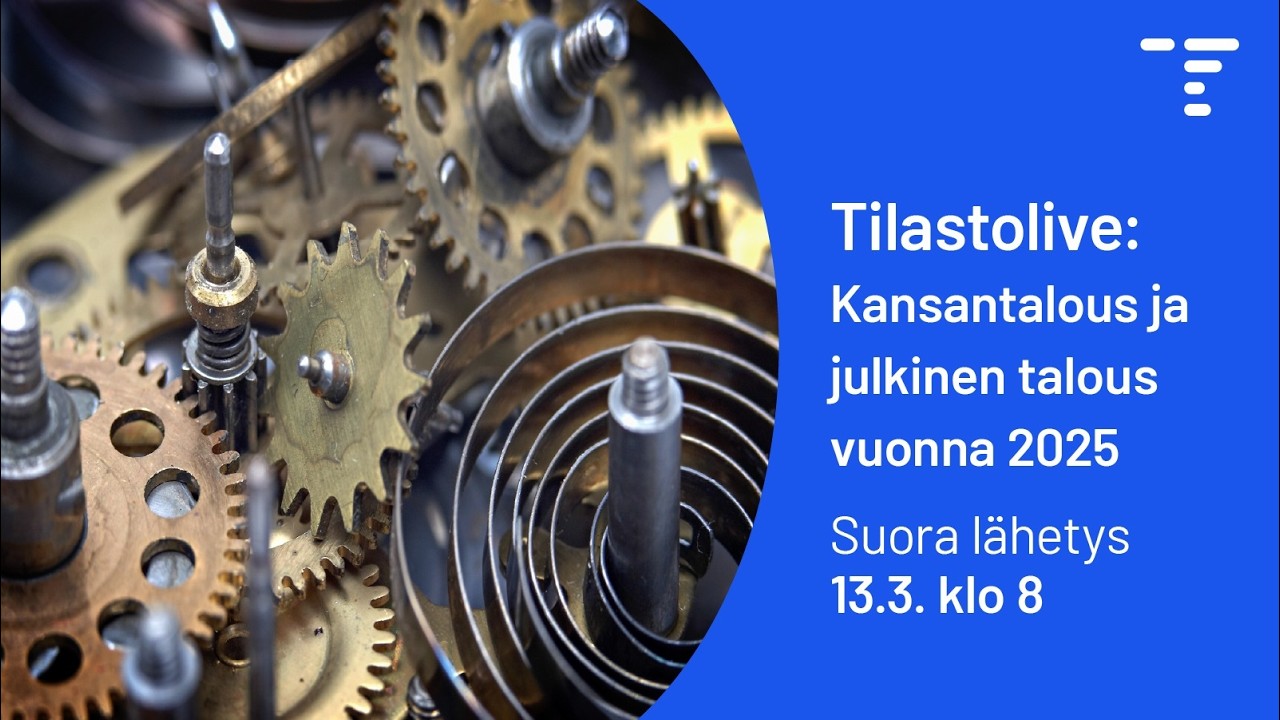 Tilastolive: Kansantalous ja julkinen talous vuonna 2025