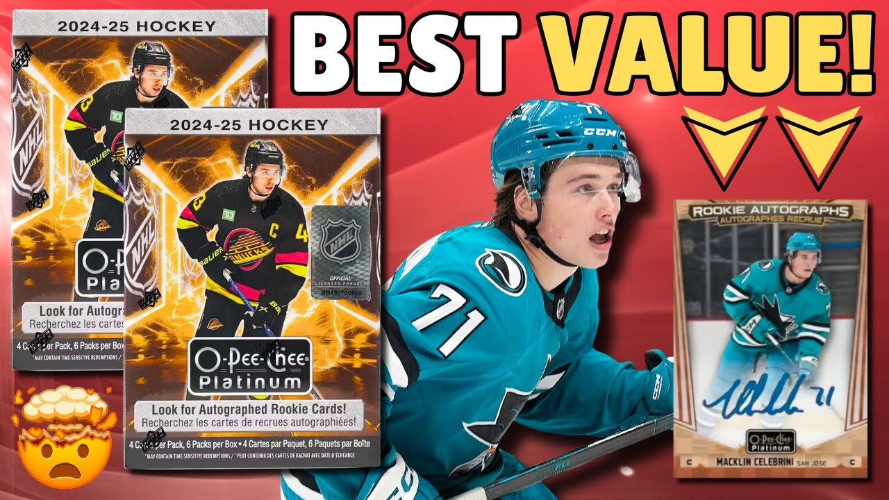 Upper Deck just released the BEST VALUE Blaster of the Year! (2024-25 O-Pee-Chee Platinum)