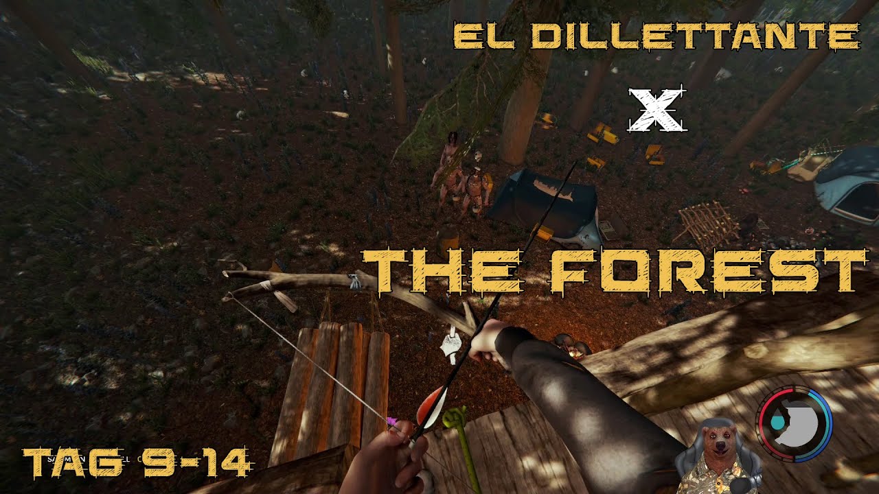 The Forest (Tag 9–14) – Pfeil, Bogen und erste Außenposten