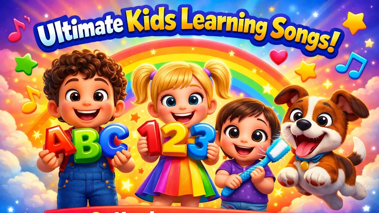  Unlimited KidsLearningSongsCompilation ABCNumbers,Colors,Family&Hygiene SongsforChildren ||YTPEOM||