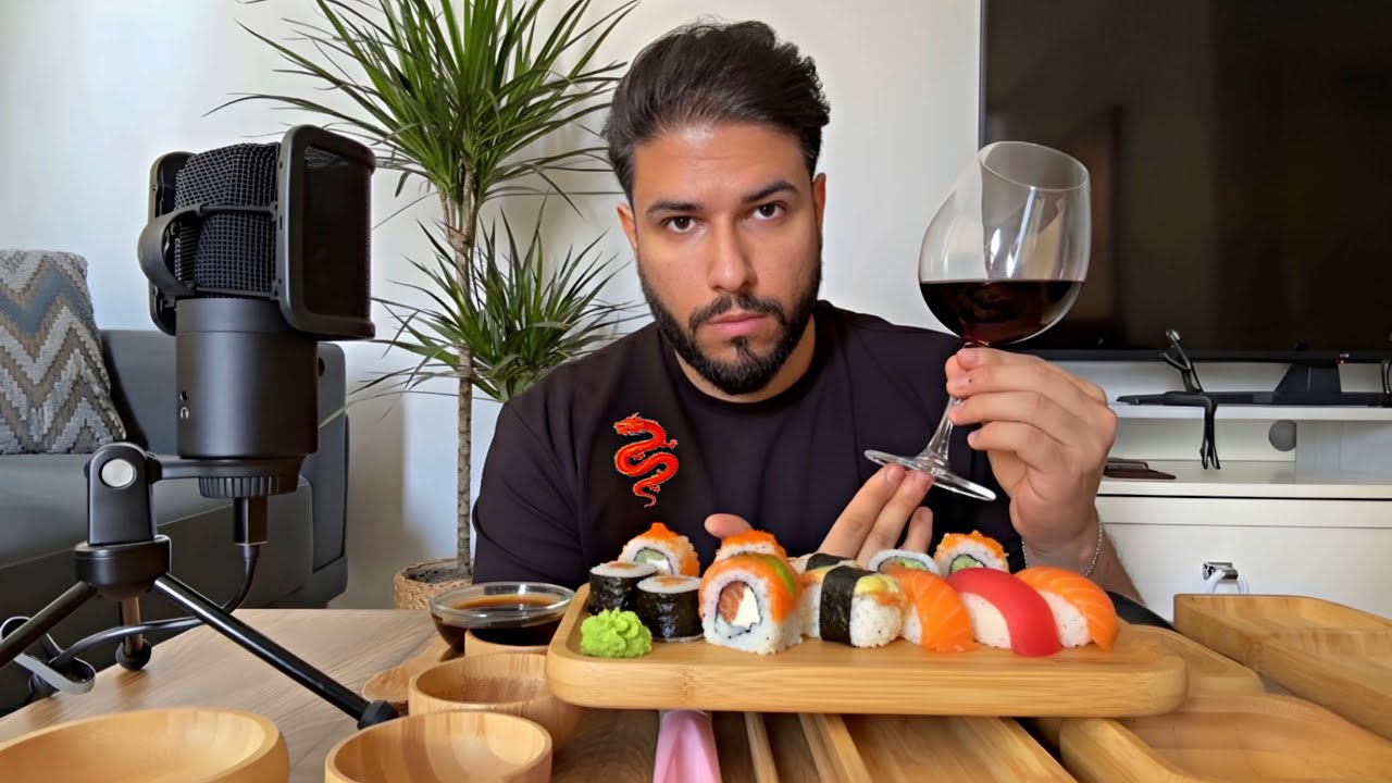 ASMR | Docferi makes invisible sushi 🍱 🍣 for you 🎧