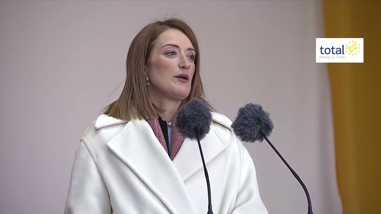 Ucraina: Metsola, “Europa non si tira indietro, siamo per dignità e libertà”