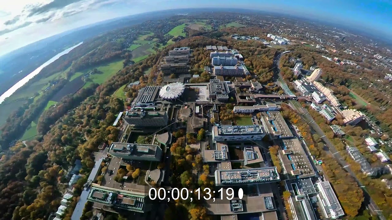Campus- Geb&auml;ude der Ruhr-Universit&auml;t in Bochum im Bundesland Nordrhein-Westfalen