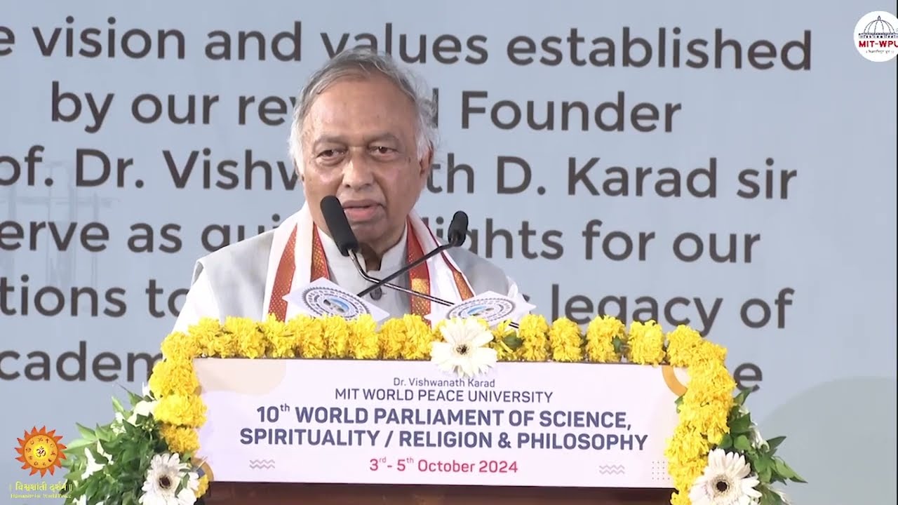 10th World Parliament of Science, Religion, and Spirituality | Dr Vijay Bhatkar | Inaugural Address