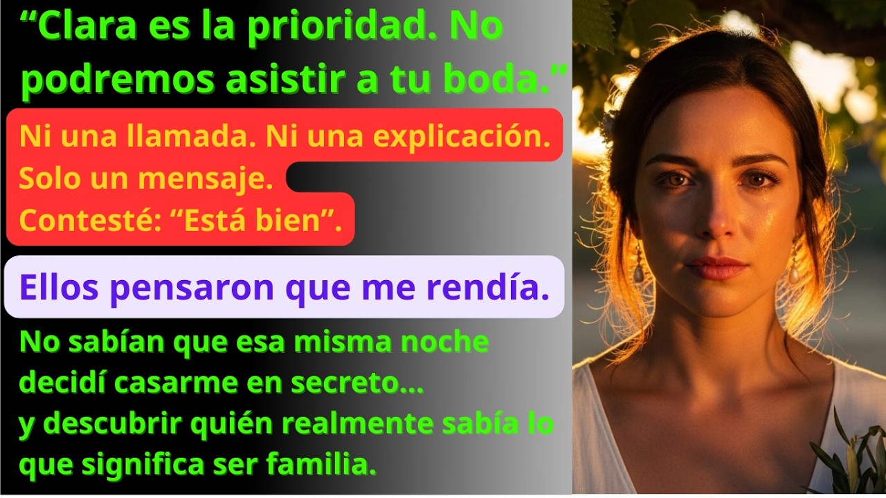 La boda secreta que dejó en shock a mi familia y cambió mi destino para siempre