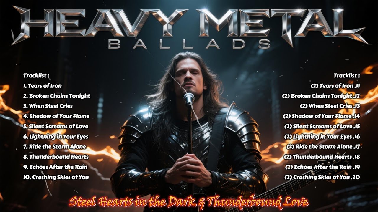 Heavy Metal Ballads Collection 2026 | Steel Hearts in the Dark & Thunderbound Love