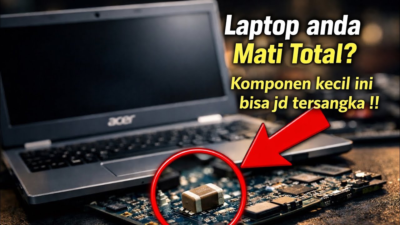 “Laptop Mati Total? Komponen Pasif Kecil Ini Bisa Jadi Penyebab Utamanya!