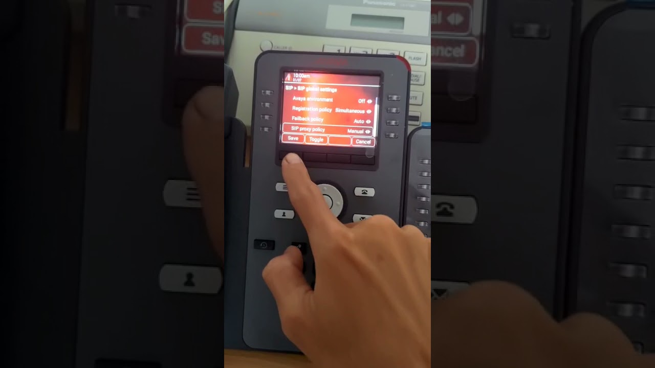Configure J100 Avaya