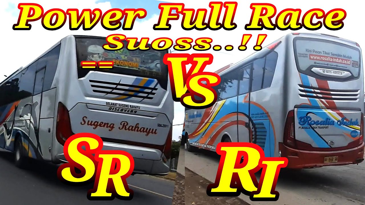 Rosalia indah Vs Sugeng Rahayu disalip ganti Salip. mosak Masik Bus cepat Suoss tenan👍👍