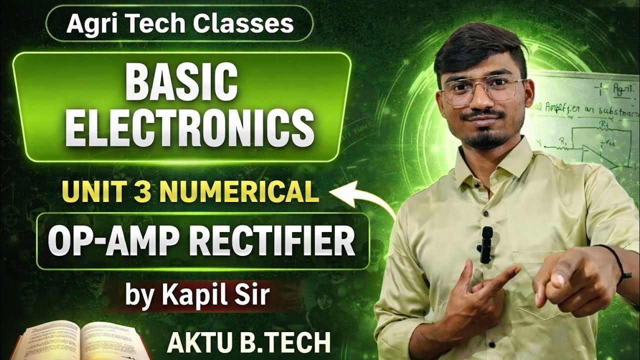 Electronic engineering aktu b-tech frist year code 101/201 unit 3 Op-amp rectifier 