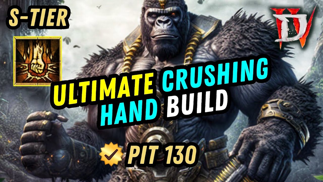 Diablo 4 ULTIMATE Crushing Hand Build (14 TRILLION)