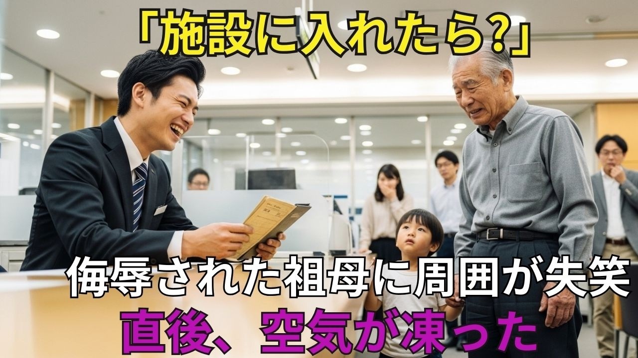 【スカッと】「孫の口座?無理ですねw」笑った銀行員。翌朝、頭取が青ざめる【シニア】