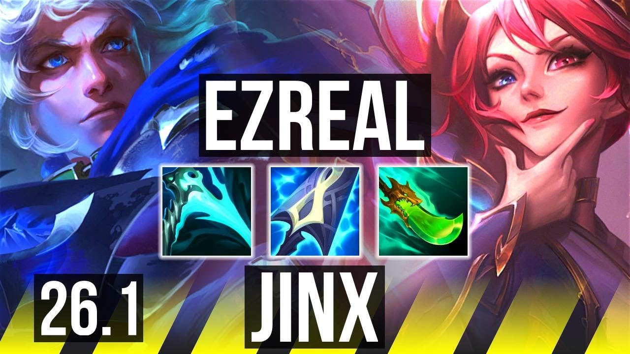 EZREAL & Karma vs JINX & Lulu (ADC) | 51K damage | BR Grandmaster | 26.1