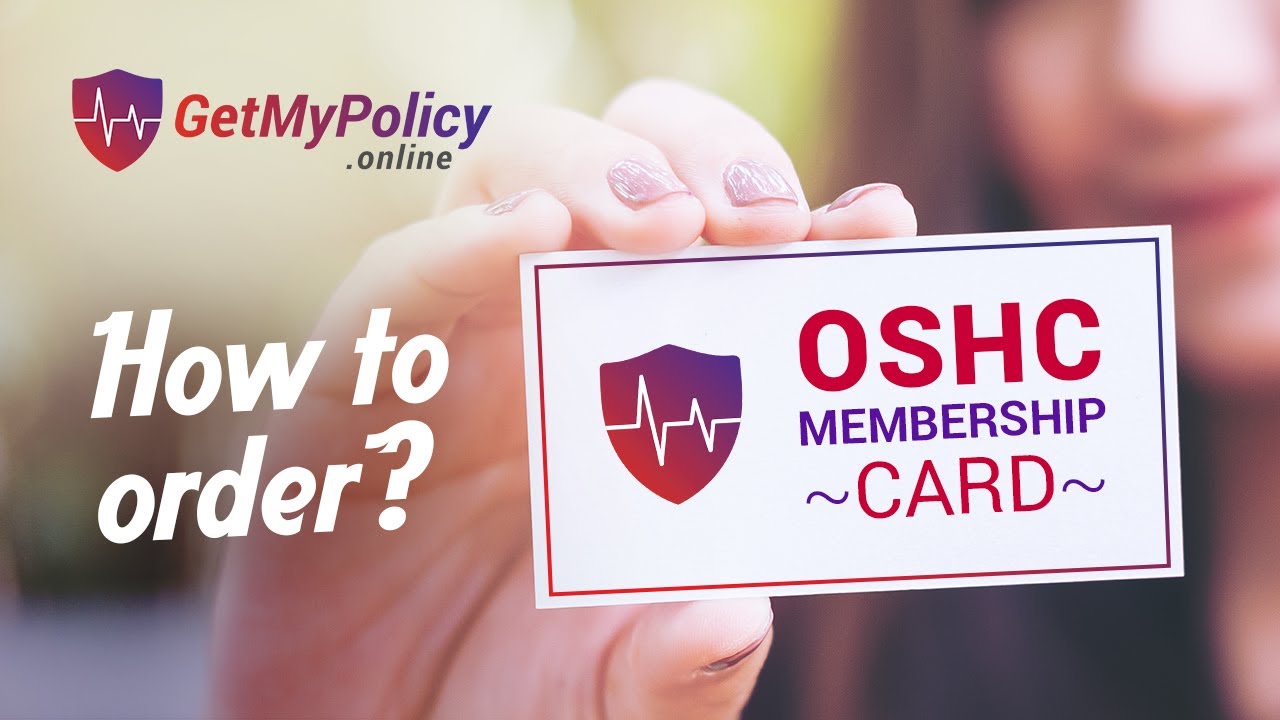 How to order your OSHC Membership Card