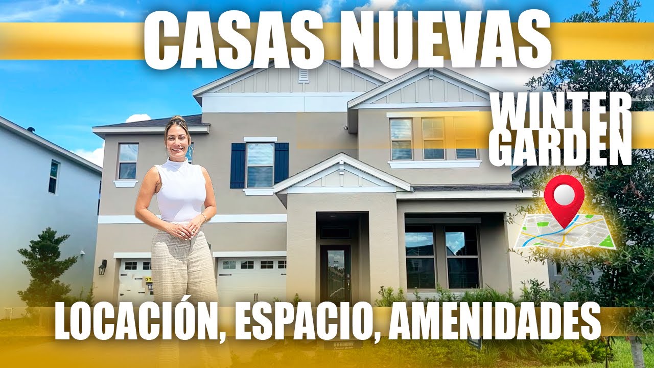 Casas Nuevas en Winter Garden,  Locación, Espacio y Amenidades Increíbles