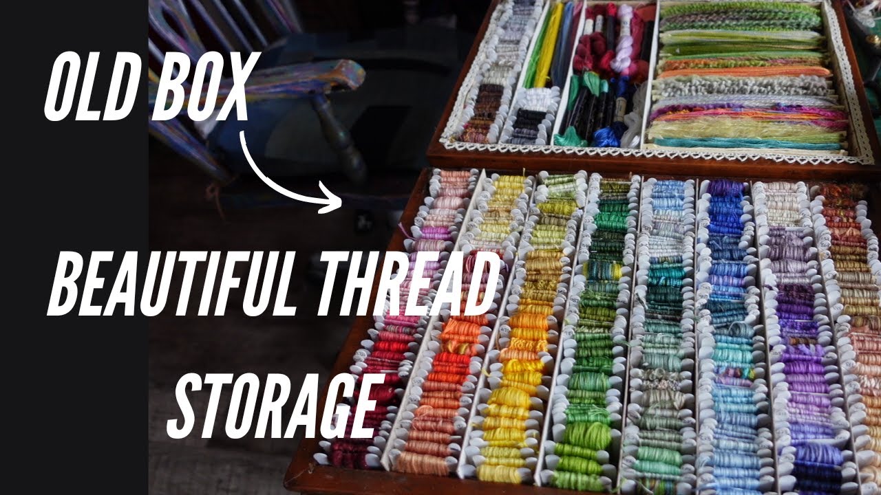 Transforming an Old Box into Epic Thread Storage