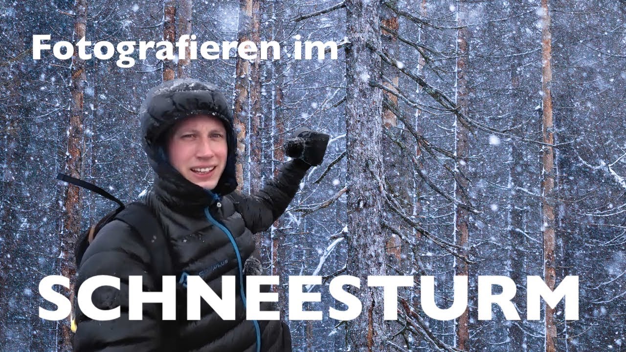 Schneesturm im Hochharz - gef&auml;hrliches Fotografieren | Brockenbahn & Leistenklippe