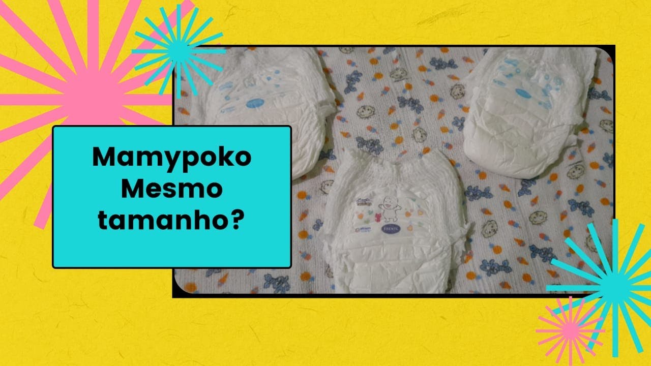 Fraldas mamypoko tamanho G: comparando tamanhos