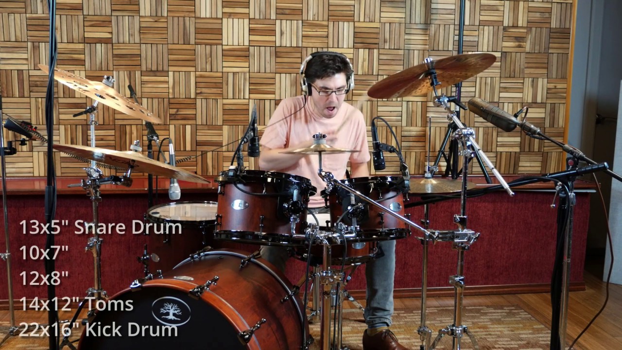 Woodland Percussion Maple Stave Kit Demo