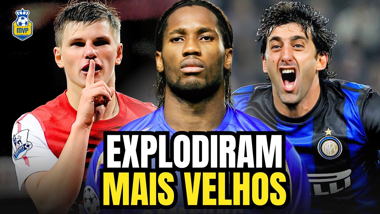 Craques que só EXPLODIRAM quando já estavam VELHOS