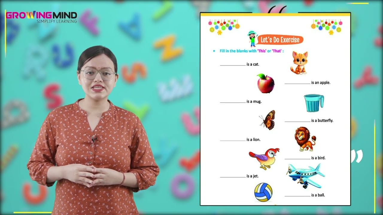 Ch 10 | Use of 'This' and 'That' | My English Reader Pre Primer | LKG | Growing Mind | For Children