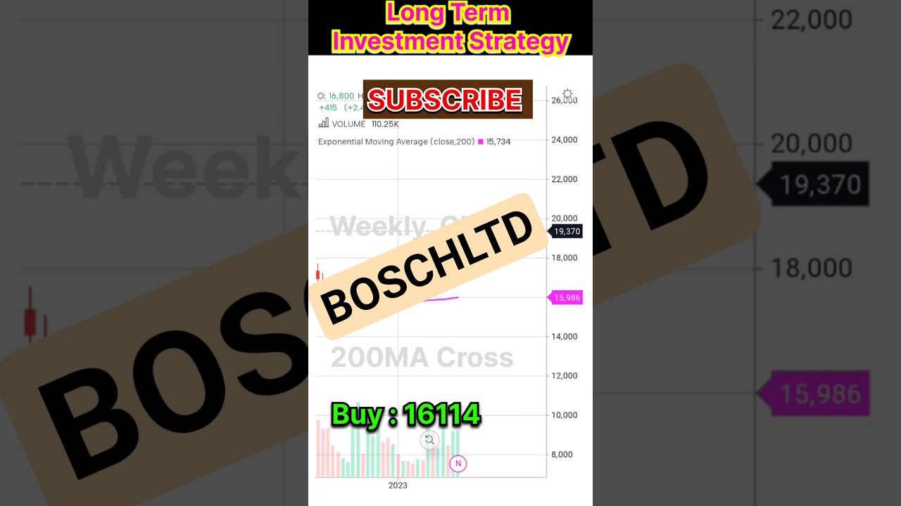 Longterm Investment Strategy Boschltd .